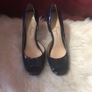 Navy blue Jessica Simpson pumps. Size 9.5